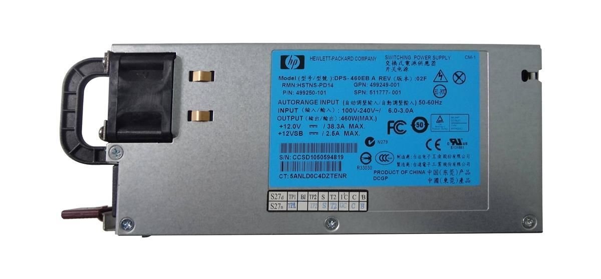 HP 460-Watts Power Supply - 499250-501