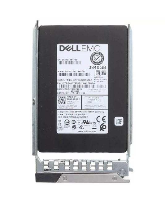 Dell 3.84TB SATA 6Gb/s Solid State Drive (SSD) - 04H1RX