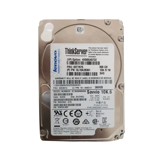 Lenovo Server Hard Drive - 4XB0G45722