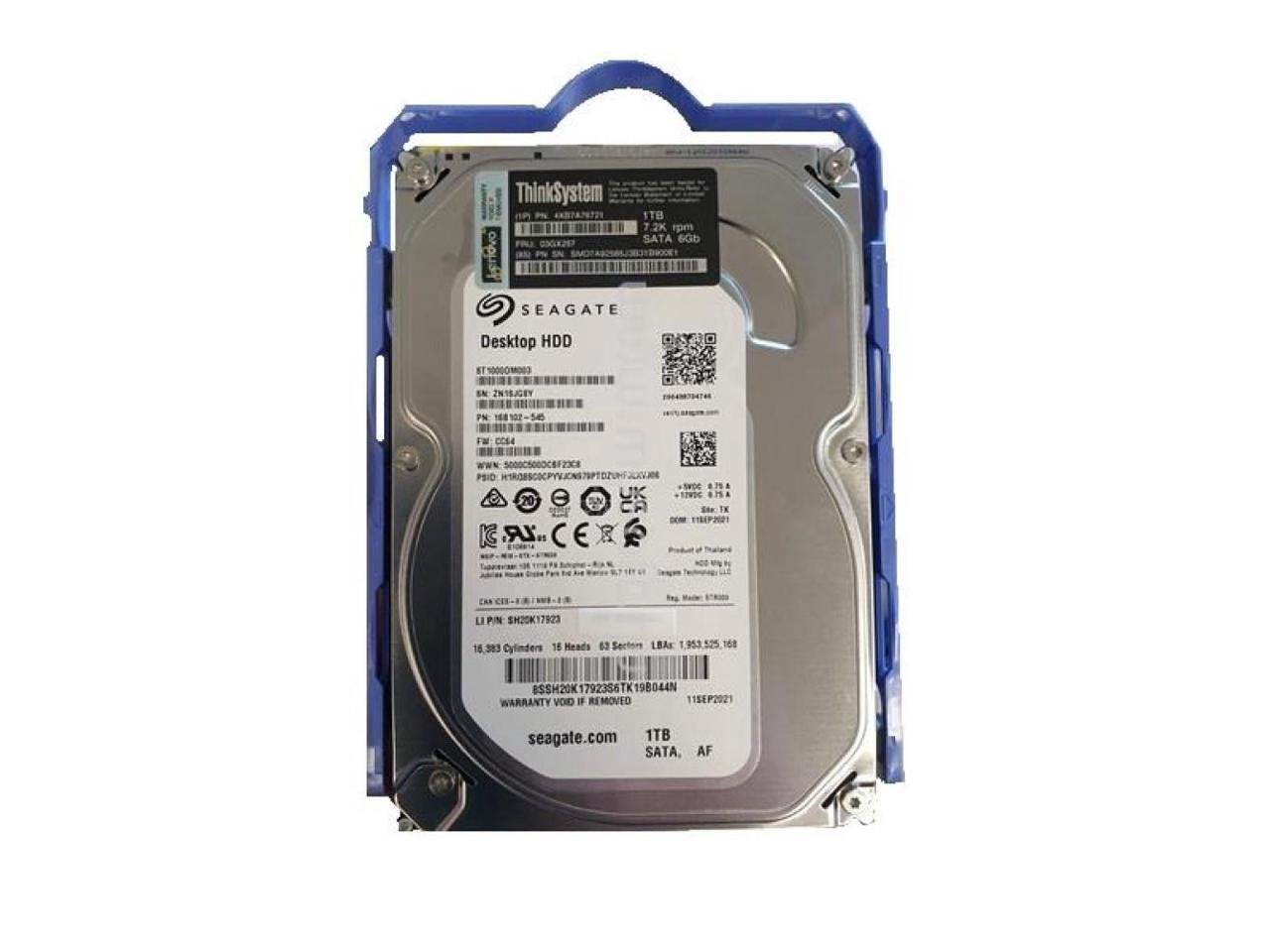 IBM Desktop Hard Disk Drive - 4XB7A76721