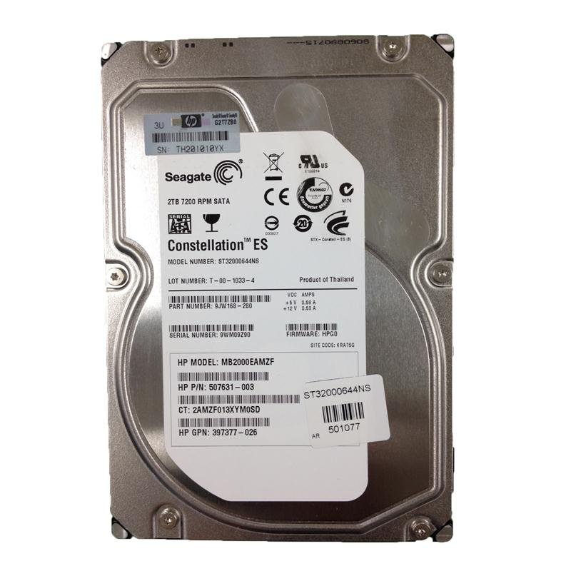 HPE 2TB Server Hard Drive - 507631-003