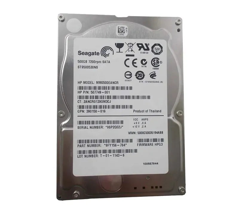 HP Laptop Hard Drive - 507749-001