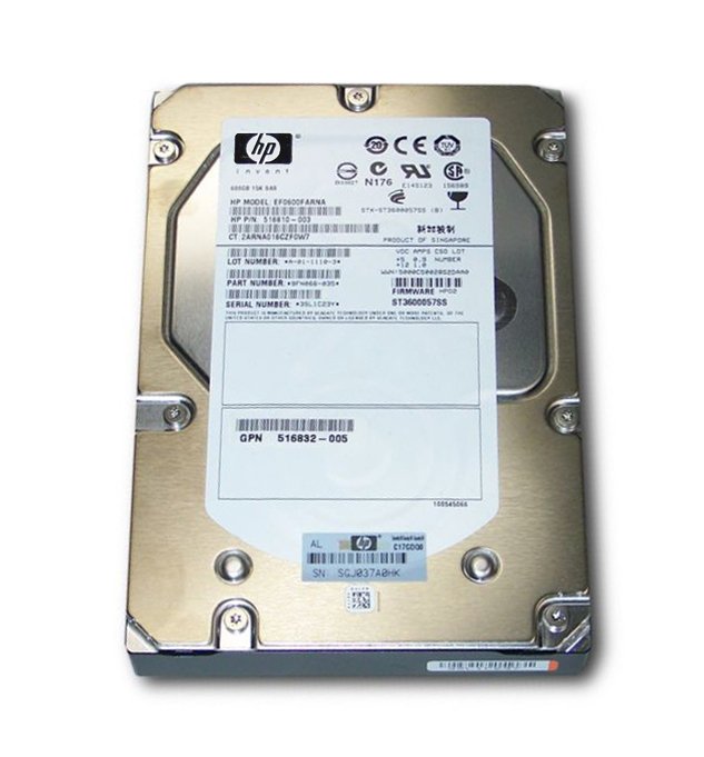 HP 600GB Server Hard Drive - 516832-006