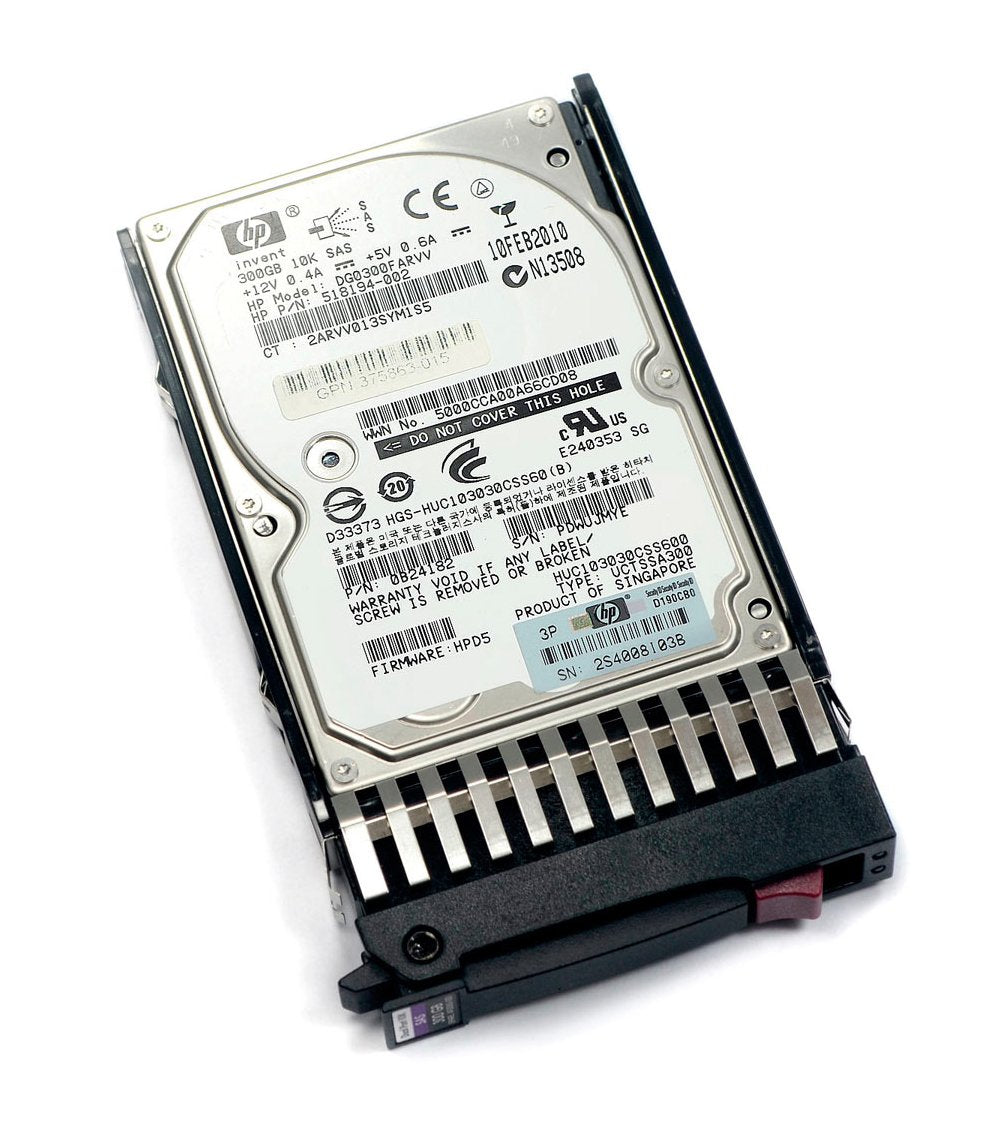 HPE 300GB Server Hard Drive - 518194-002