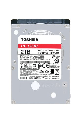 Toshiba L200 Laptop 2TB SATA 6Gb/s 5400RPM 12 - HDWL120UZSVA