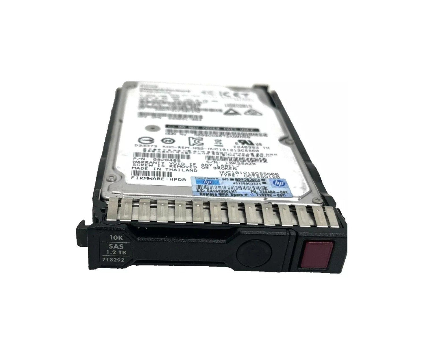 HP 1.2TB SAS 6Gb/s Hot Swap 10000RPM 2.5-Inch - EG1200FDNJT