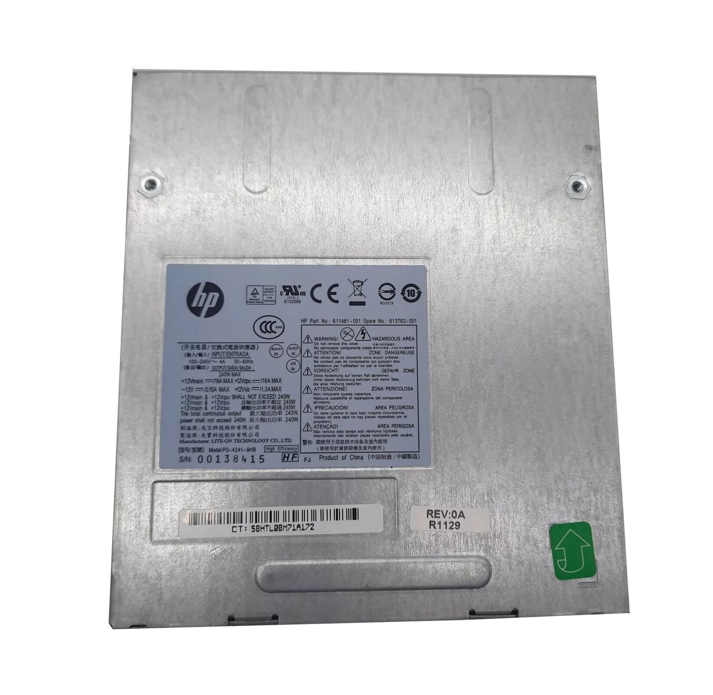 HP 240-Watts Power Supply - 613762-00