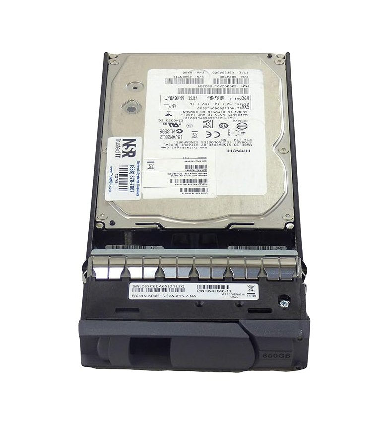 NetApp 600GB SAS 3Gb/s Hot Swap 15000RPM 3.5-Inch - X412A-R5