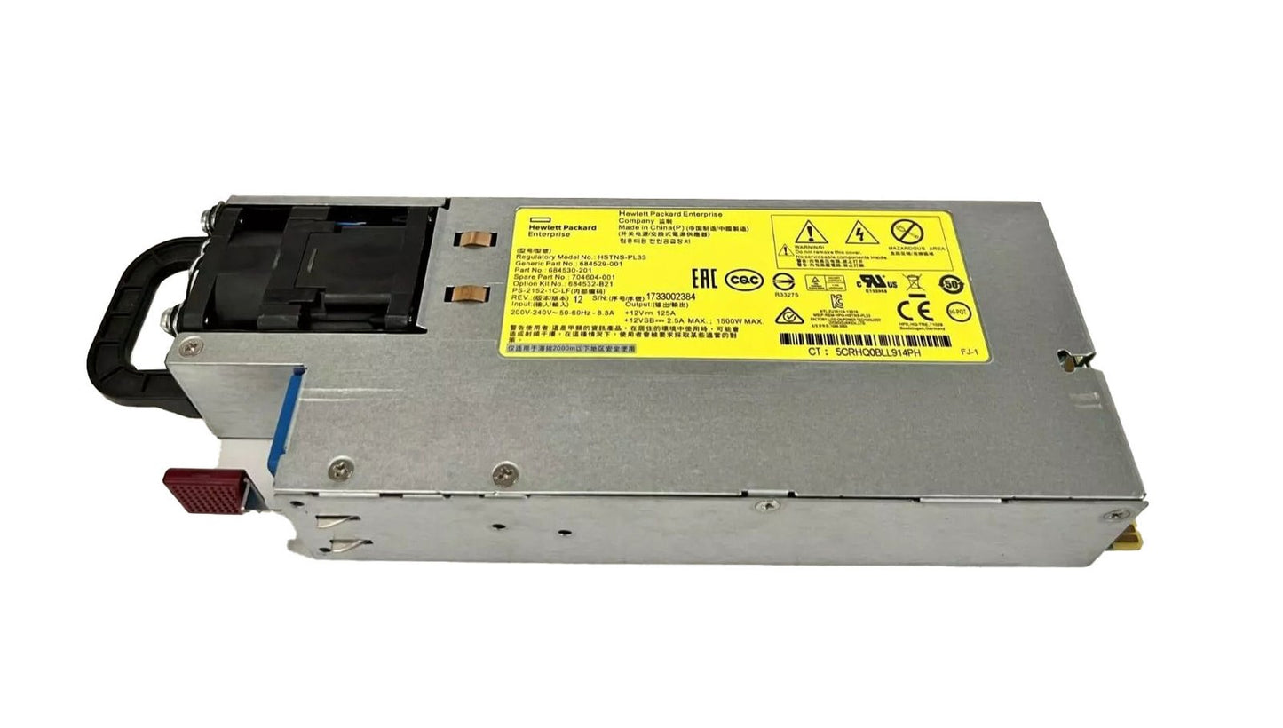 HP 1500-Watts Power Supply - 684532-B21