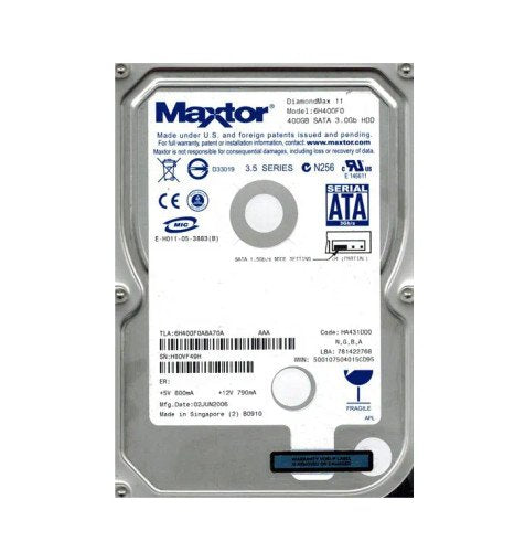 Maxtor Desktop Hard Drive - 6H400F0