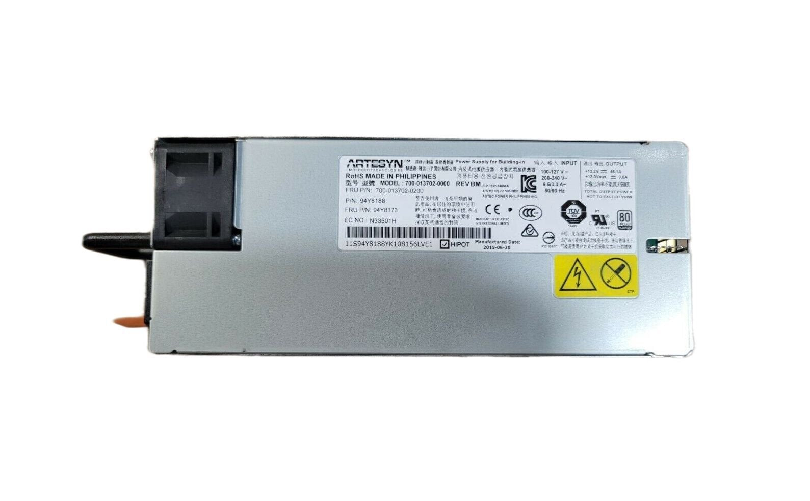 Artesyn 550-Watts Power Supply - 700-013702-0000