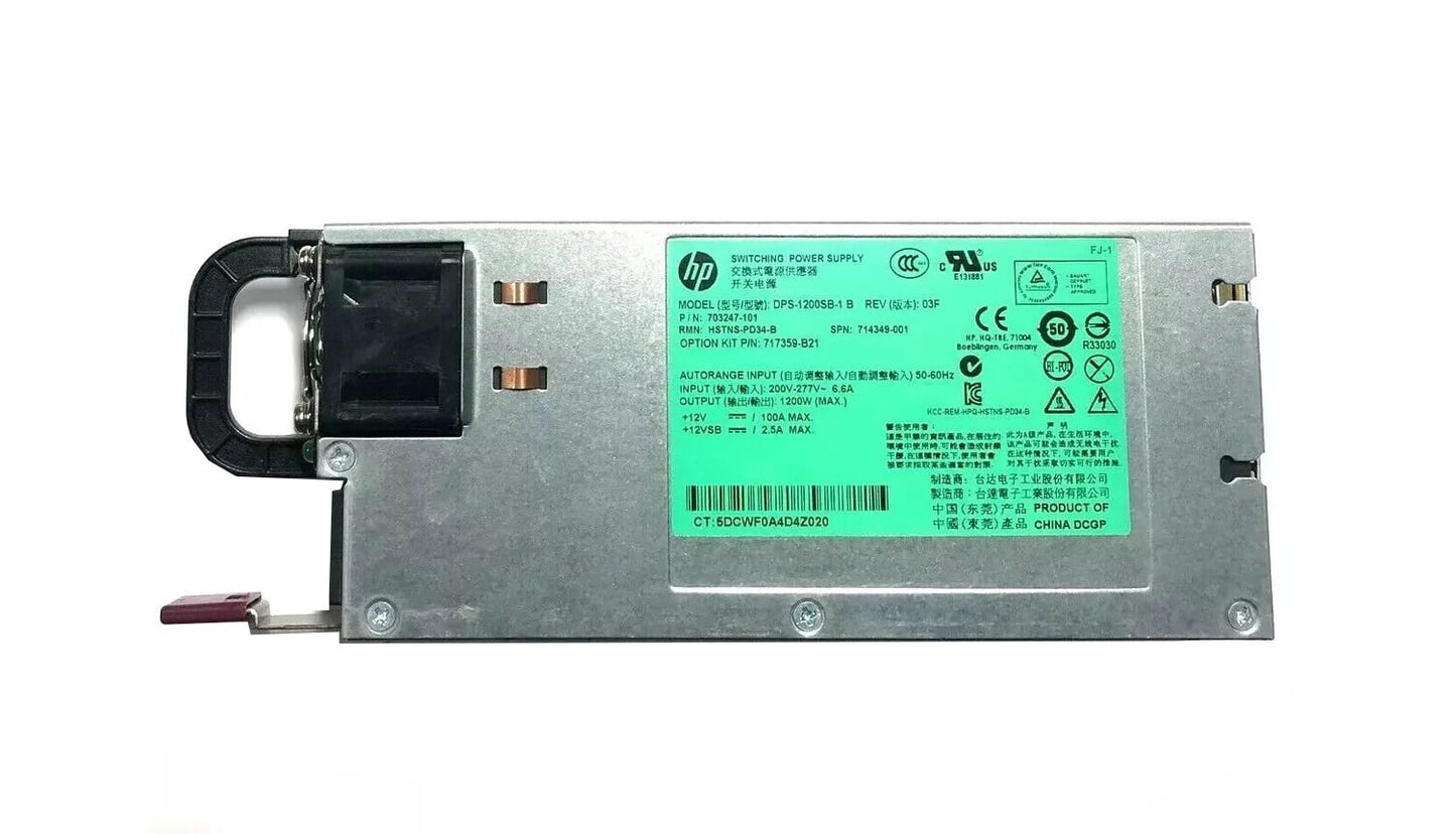 HP 1200-Watts Power Supply - 703247-101
