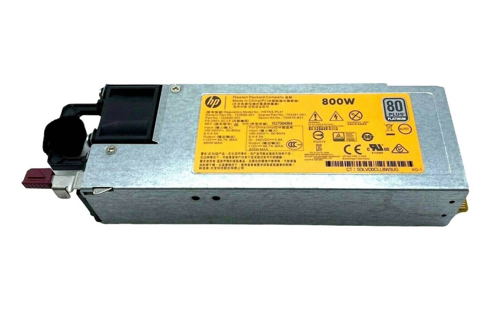 HP 800-Watts Power Supply - 720479-B21