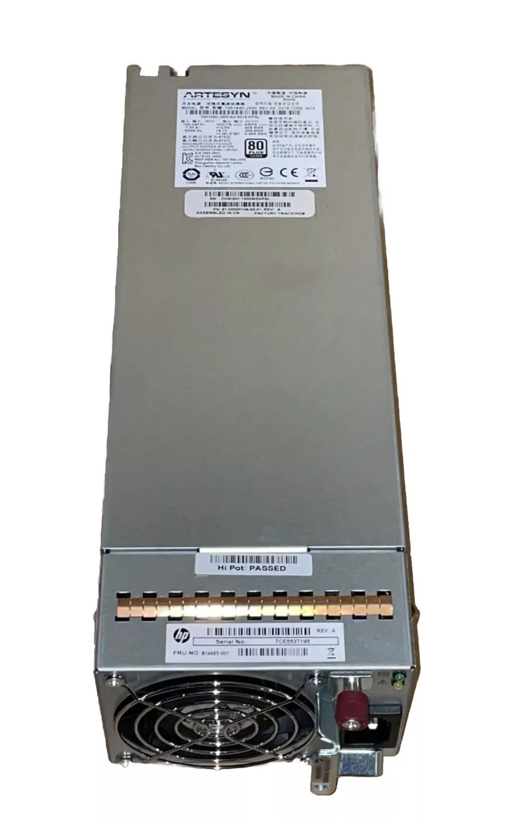 HP 595-Watts Power Supply - 814665-001