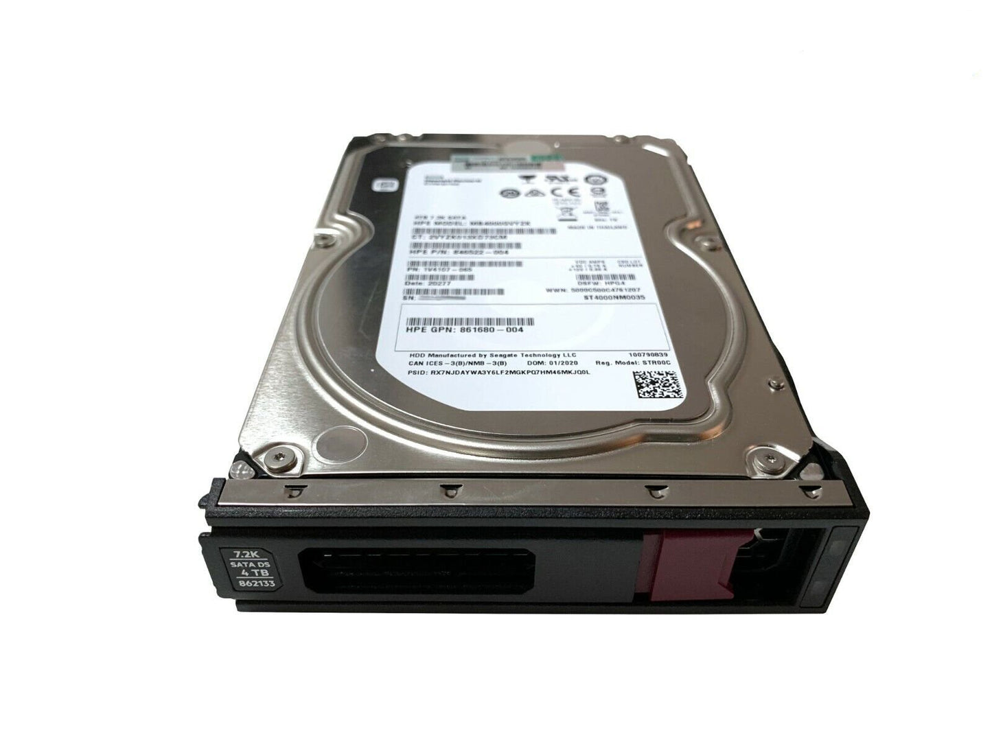 HPE 4TB SATA 6Gb/s Hot Swap Midline Business Cr - 861683-B21