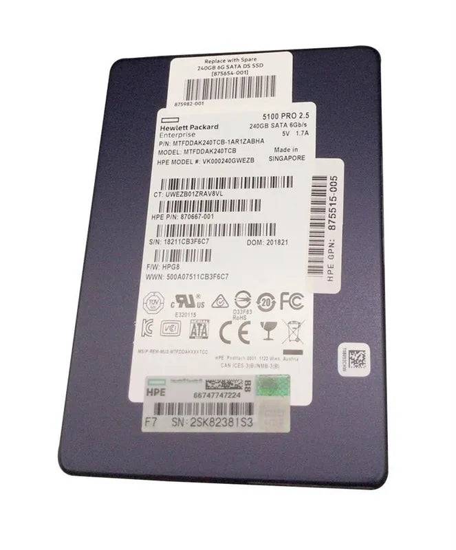 HPE Solid State Drive - 870667-001