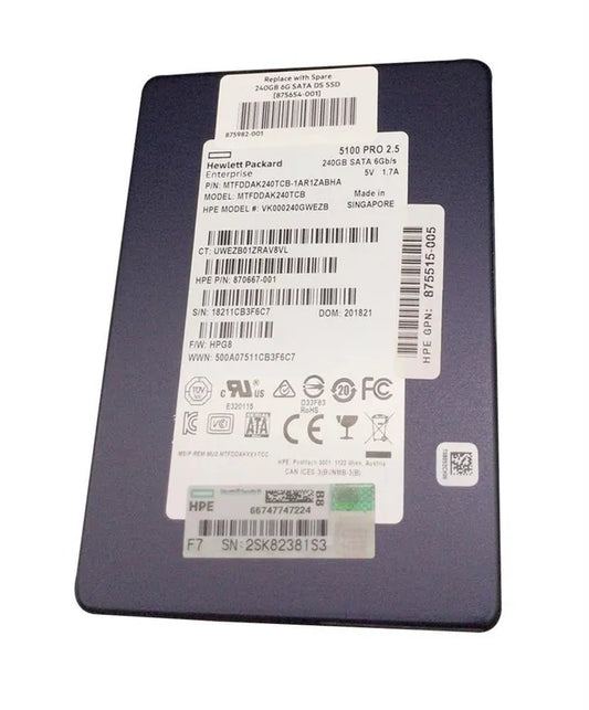 HPE Solid State Drive - 870667-001
