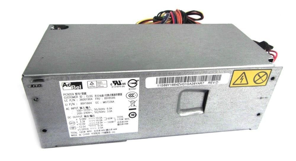 Lenovo 180-Watts Power Supply - 89Y8586