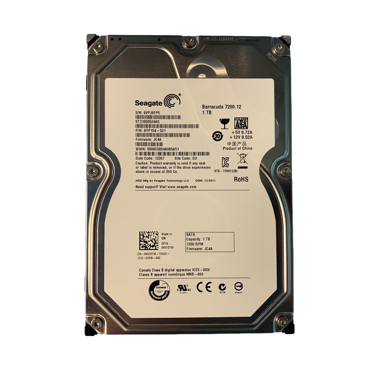 Dell 1TB Laptop Hard Drive - 8WDYM