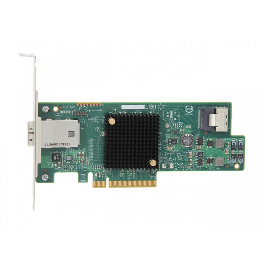 LSI Logic 6GB/s 4int 4ext-Port PCI-Express 3.0 SATA SAS Host Bus Adapter - 9207-4I4E {{Product vendor}}