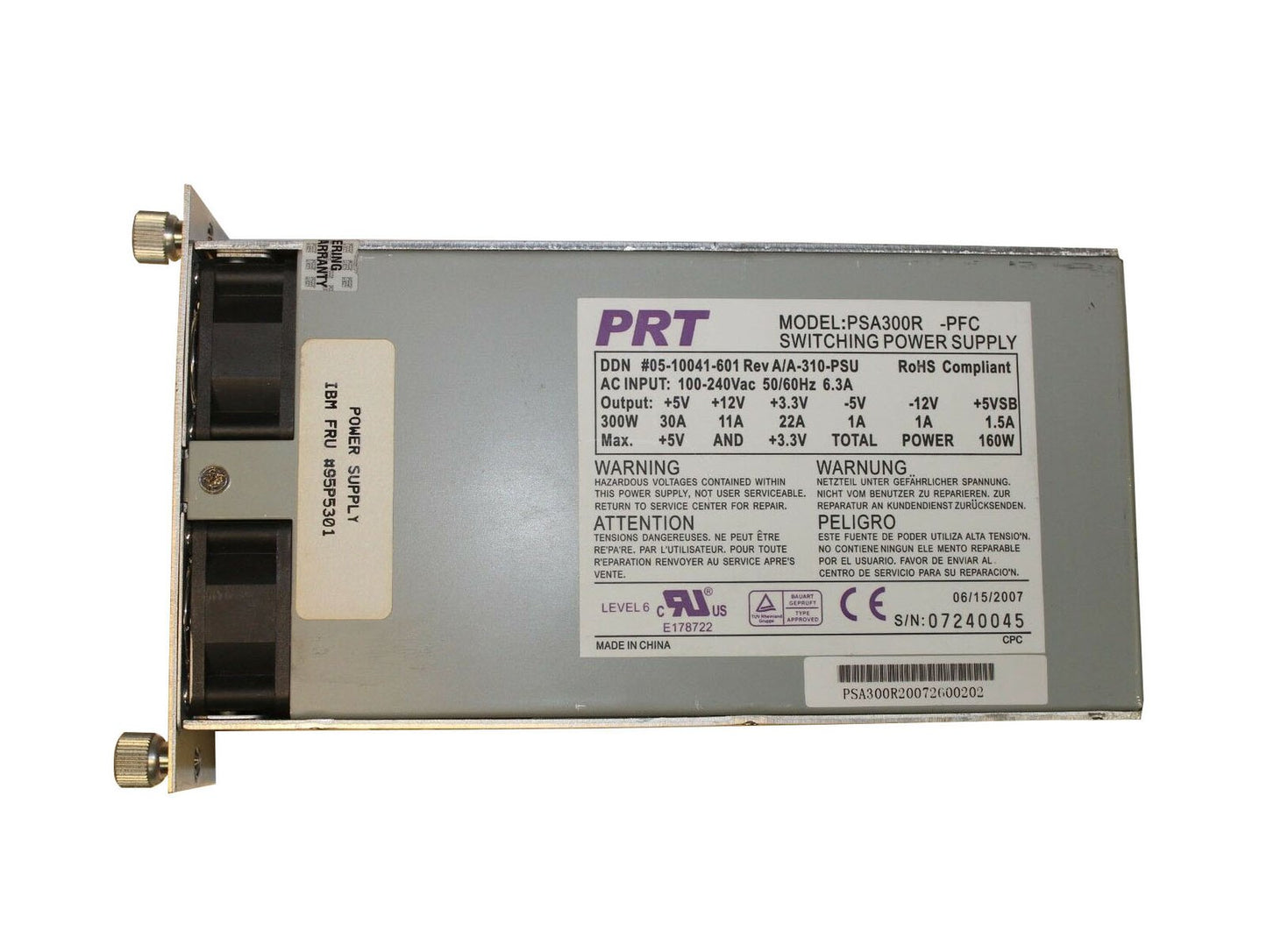 IBM 300-Watts Power Supply - 95P5301