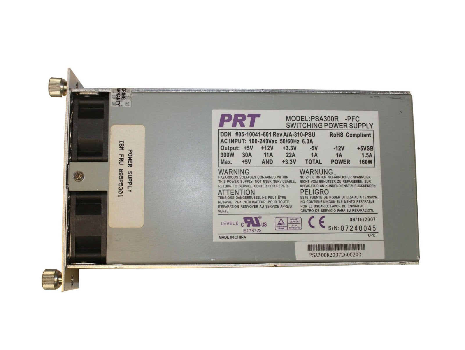 IBM 300-Watts Power Supply - 95P5301