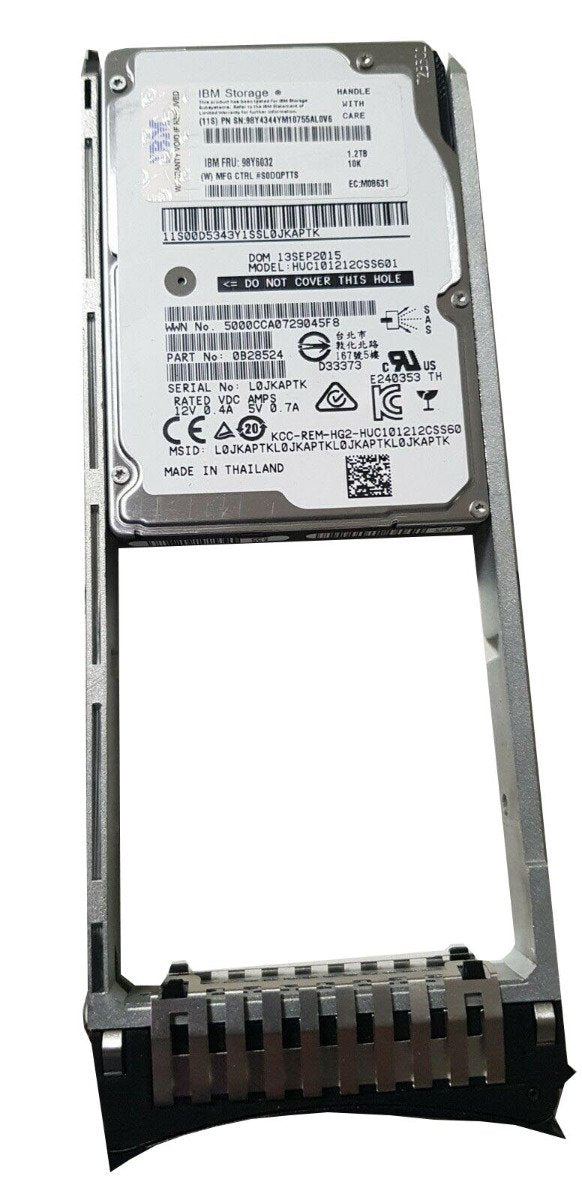 IBM 12TB SAS 12Gb/s Hot Swap 10000RPM (SED) 2.5-in - 98Y6032