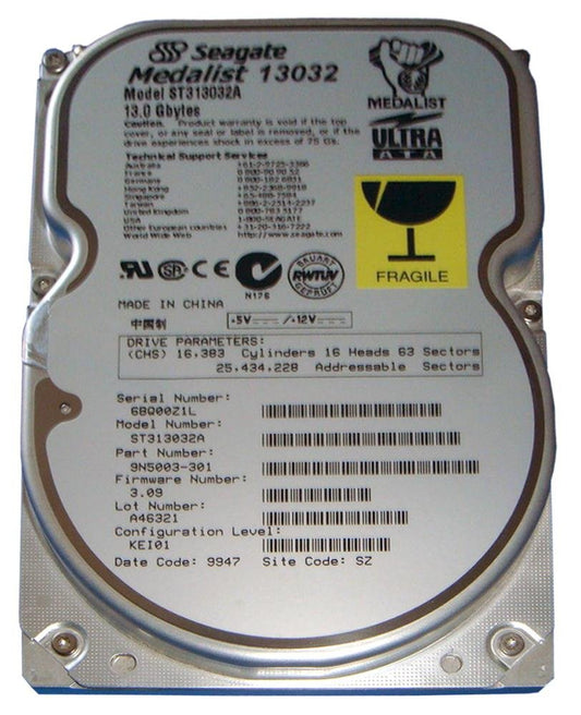 Seagate 13GB Desktop Hard Drive - 9N5003-301