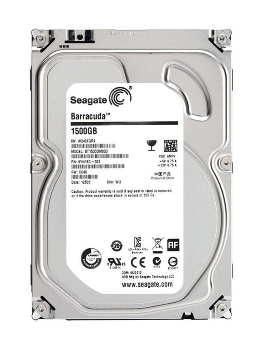 Seagate 1.5TB Server Hard Drive - 9YN16G-302