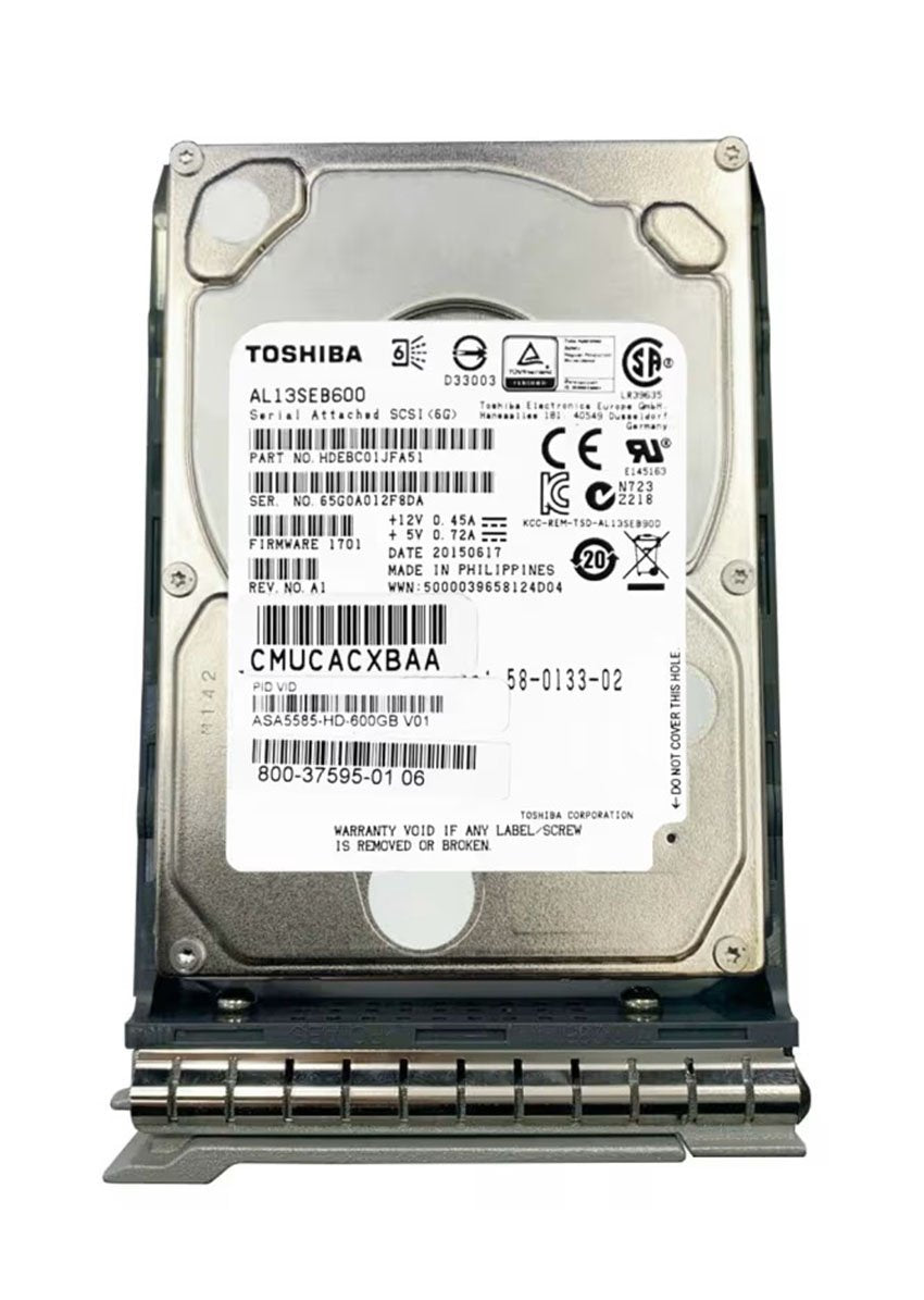 Cisco 600GB SAS 6Gb/s Internal Hard Drive - ASA5585-HD-600GB