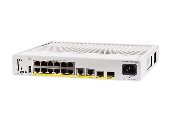 Cisco Catalyst 9200CX 12-Ports PoE+ Network Switch - C9200CX-12P-2XGH-E