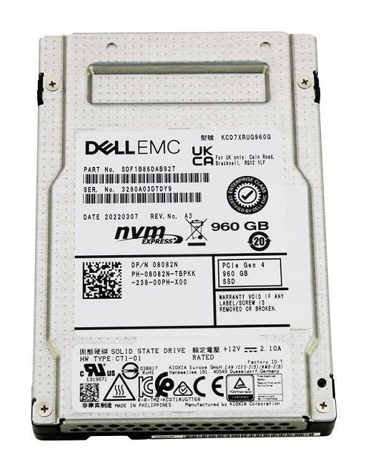 Kioxia Product Image KCD7XRUG960G