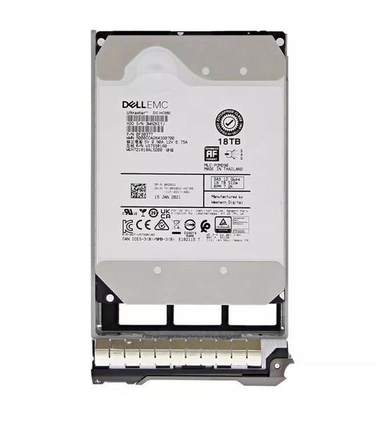 Dell EMC 18TB SAS 12Gb/s Hard Drive - 0R20GG