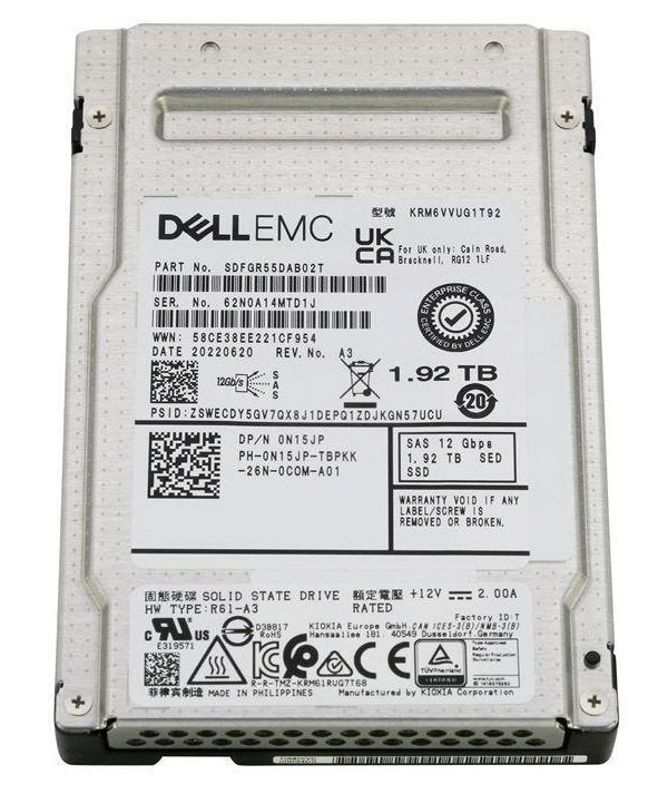 Kioxia Product Image SDFGR55DAB02T