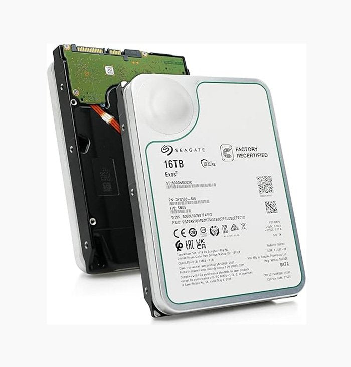 Seagate Exos 16TB SATA 6Gb/s 3.5-inch Hard Drive - ST16000NM002C