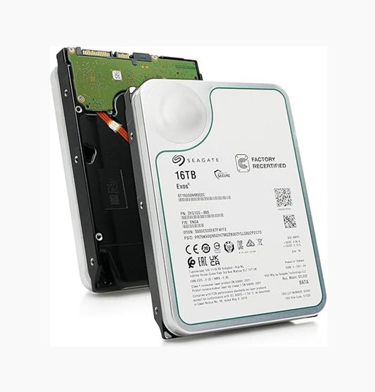Seagate Exos 16TB SATA 6Gb/s 3.5-inch Hard Drive - ST16000NM002C