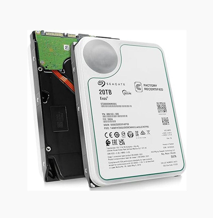 Seagate Exos 20TB SATA 6Gb/s 3.5-inch Hard Drive - ST20000NM002C