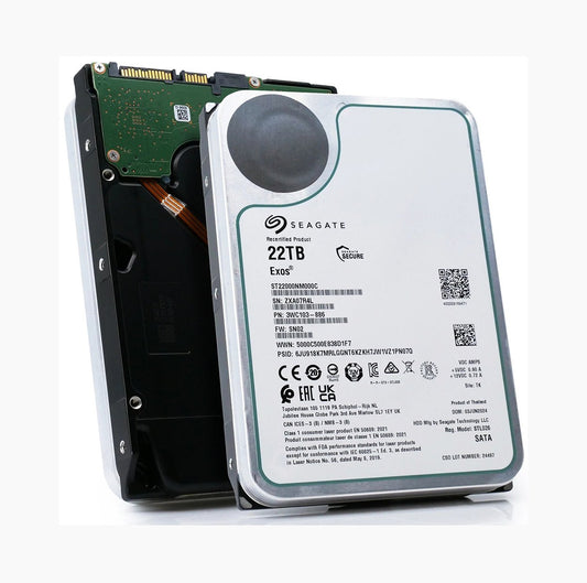 Seagate Exos 22TB SATA 6Gb/s 3.5-inch Hard Drive - ST22000NM000C