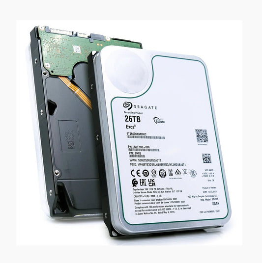 Seagate Exos 26TB SATA 6Gb/s 3.5-inch Hard Drive - ST26000NM000C