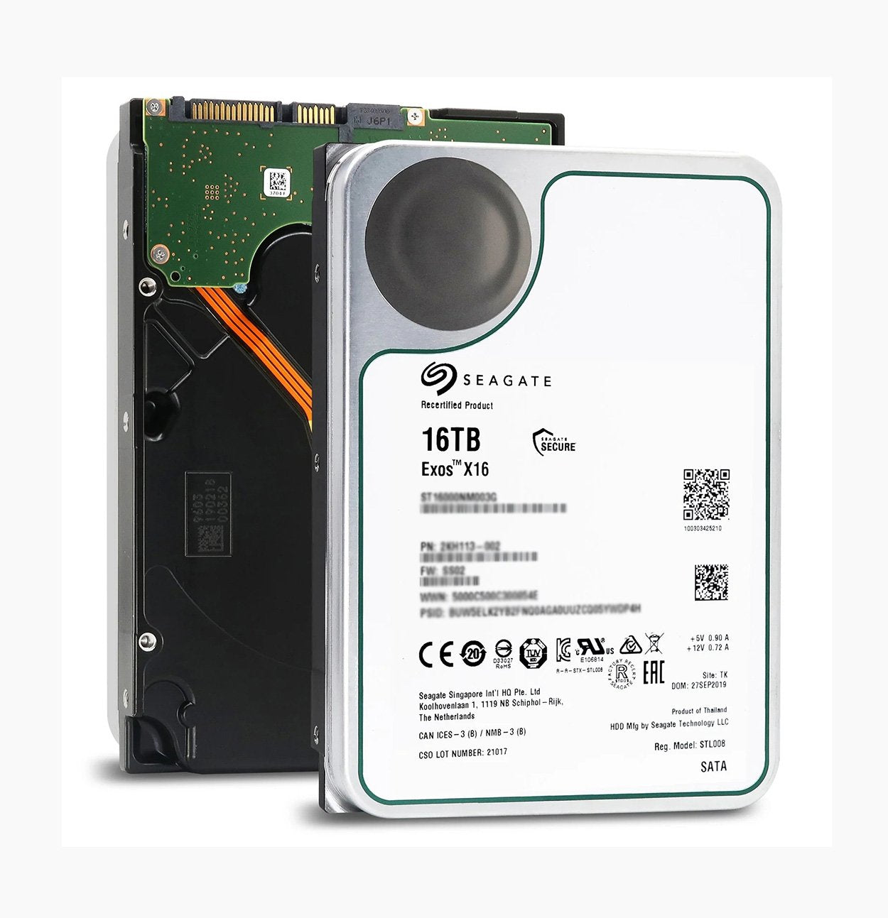 Seagate Exos X16 16TB SAS 12Gb/s 3.5-inch Hard Drive - ST16000NM009G