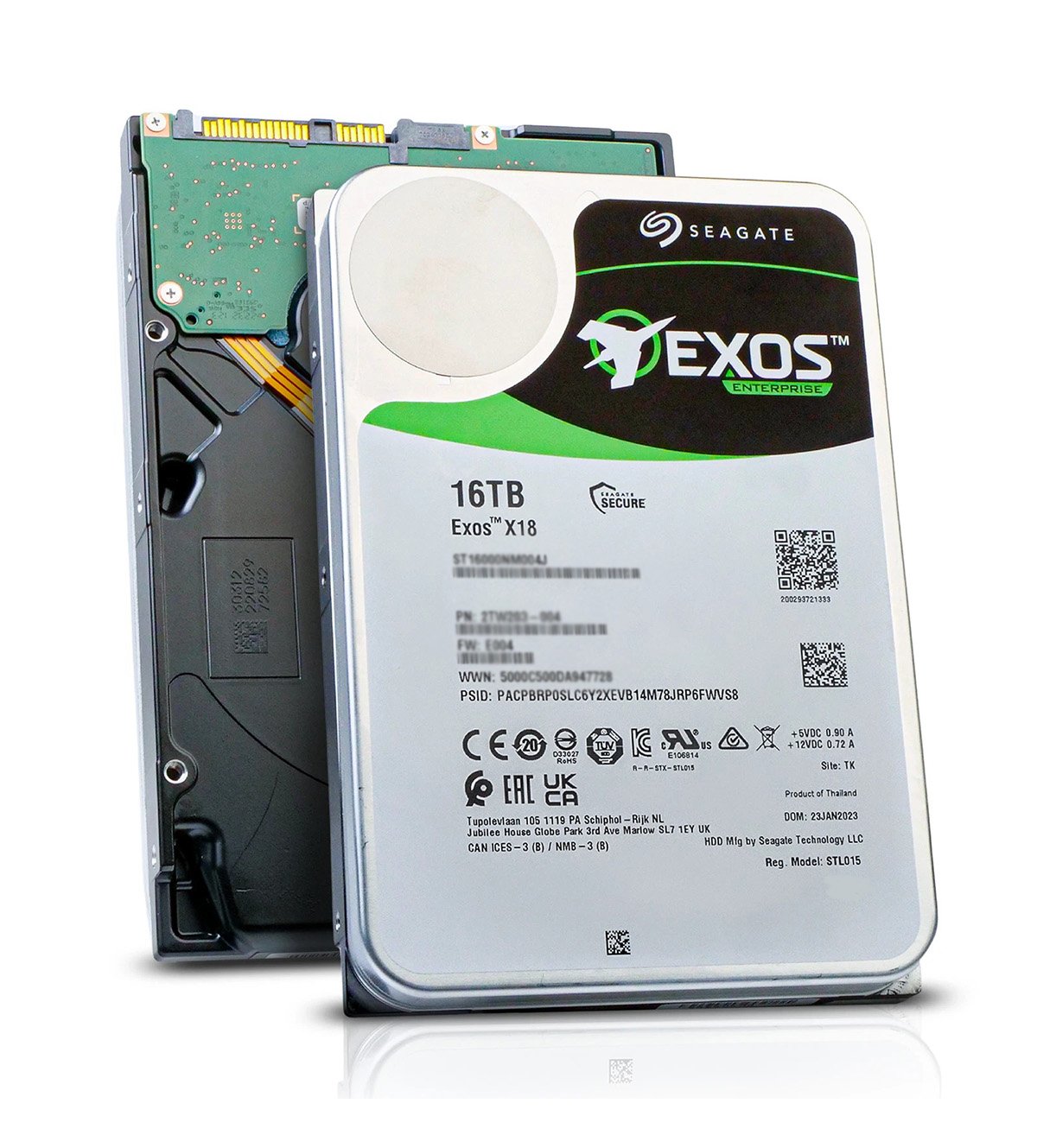 Seagate Exos X18 16TB SAS 12Gb/s 3.5-inch Hard Drive - ST16000NM007J