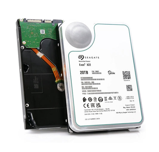 Seagate Exos X22 20TB SAS 12Gb/s 3.5-inch Hard Drive - ST20000NM002E