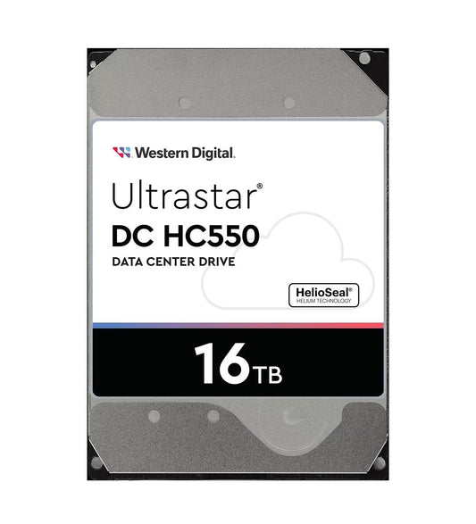WD Ultrastar DC HC550 16TB SAS 12Gb/s Hard Drive - WUH721816AL4204