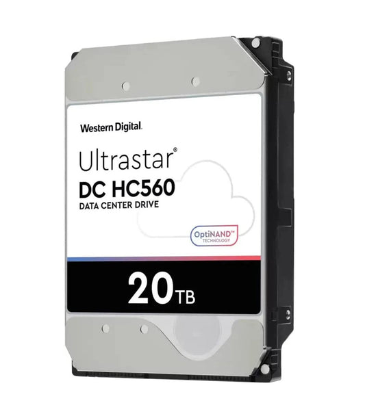 WD Ultrastar DC HC560 20TB SATA 6Gb/s 3.5-inch Internal Hard Drive - WUH722020BLE6L1