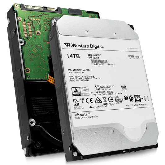 WD Ultrastar DC HC550 14TB SAS 12Gb/s Hard Drive - WUH721814AL5204