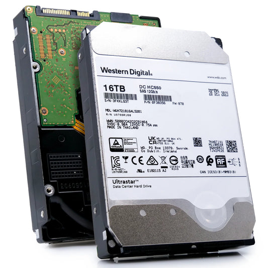 WD Ultrastar DC HC550 16TB SAS 12Gb/s Hard Drive - WUH721816AL5201