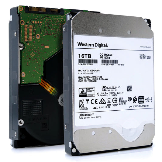 WD Ultrastar DC HC550 18TB SAS 12Gb/s Hard Drive - 0F38307