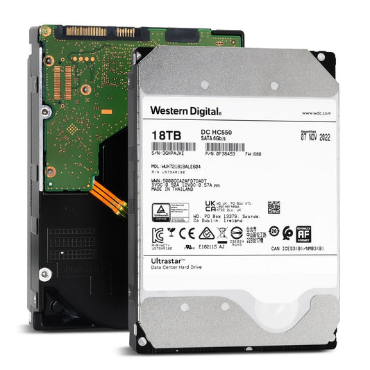WD Ultrastar DC HC550 18TB SATA 6Gb/s Hard Drive - 0F38475