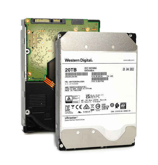 WD Ultrastar DC HC560 20TB SATA 6Gb/s 3.5-inch Internal Hard Drive - 0F38752