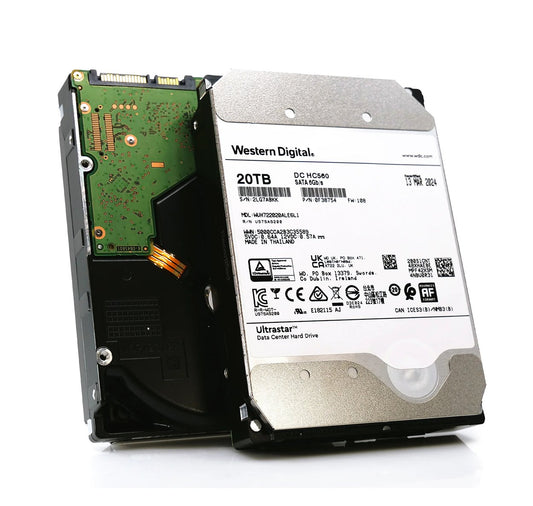 WD Ultrastar DC HC560 20TB SATA 6Gb/s 3.5-inch Internal Hard Drive - 0F38754